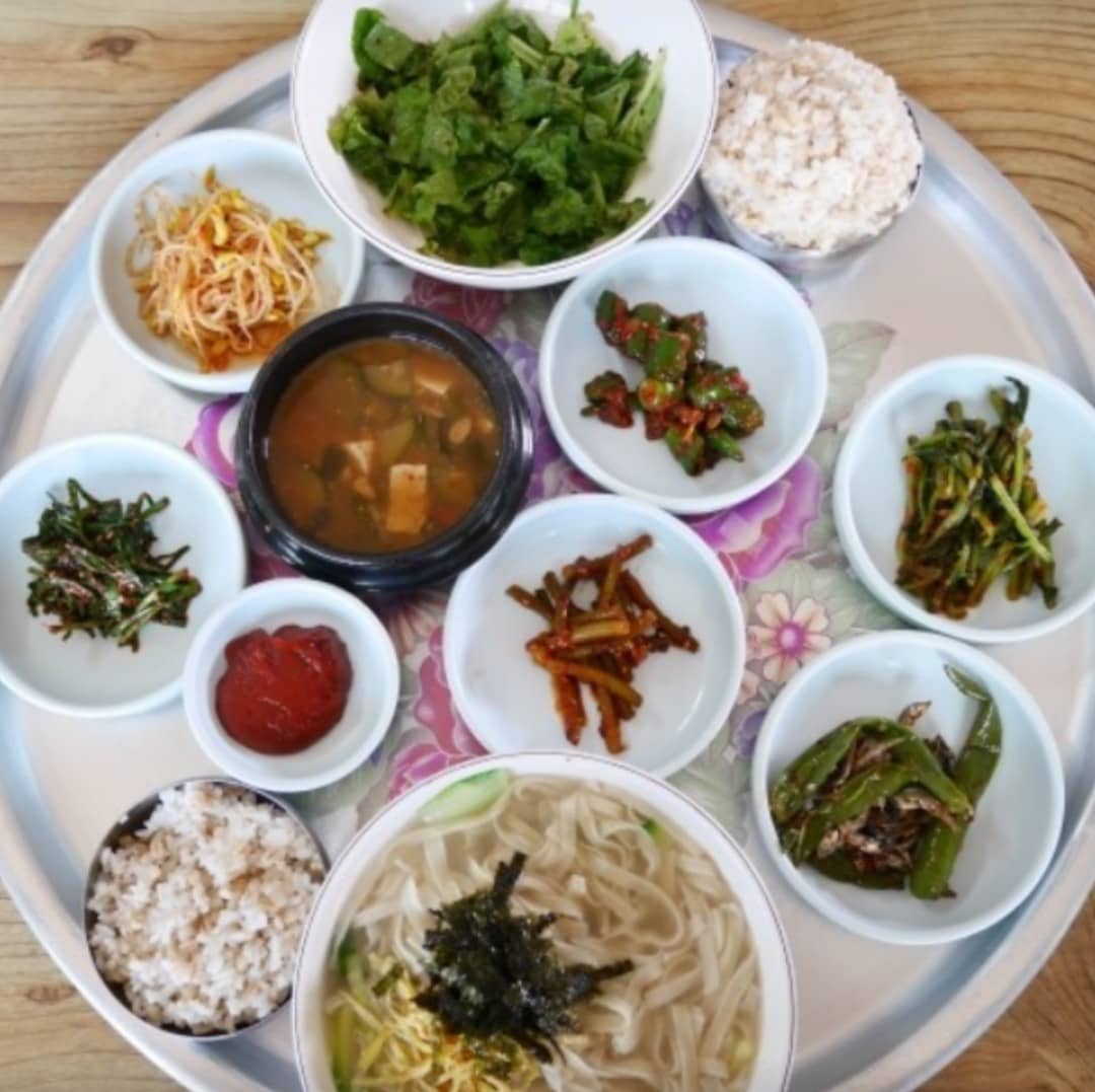 칼국수 한상