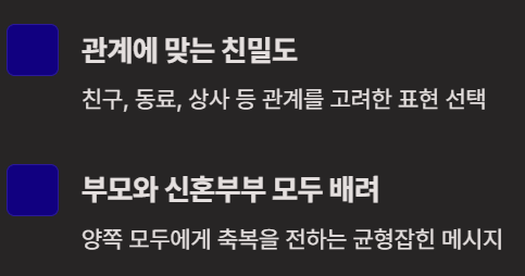 자녀 결혼 축하 인사말