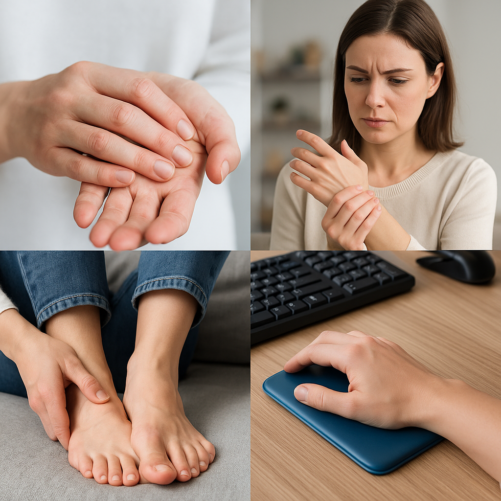 손발 저림 원인과 자가진단 방법, 일상 속 해결법