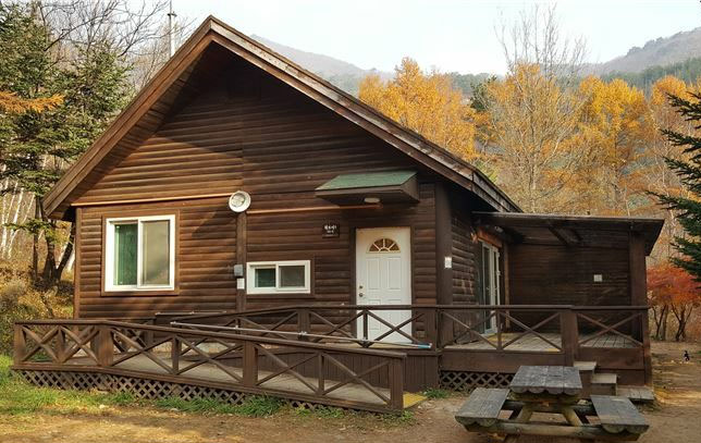 산음자연휴양림 연립동 황토방