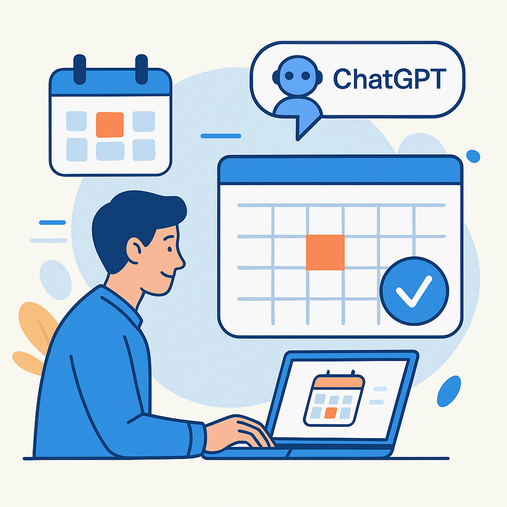 📅 AI로 블로그 콘텐츠 일정 자동 관리 시스템 구축하기(ChatGPT + Google Calendar로 운영 루틴 완성하기)