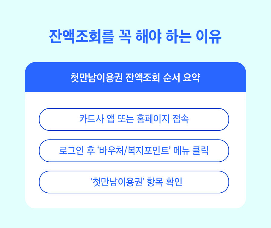 잔액조회를 꼭 해야 하는 이유