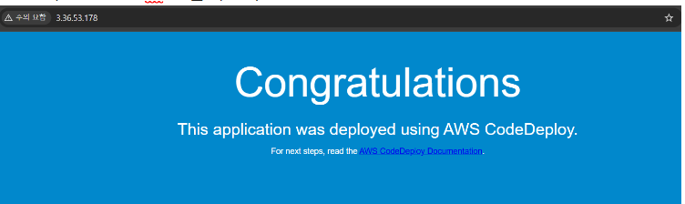 Code Deploy 완료