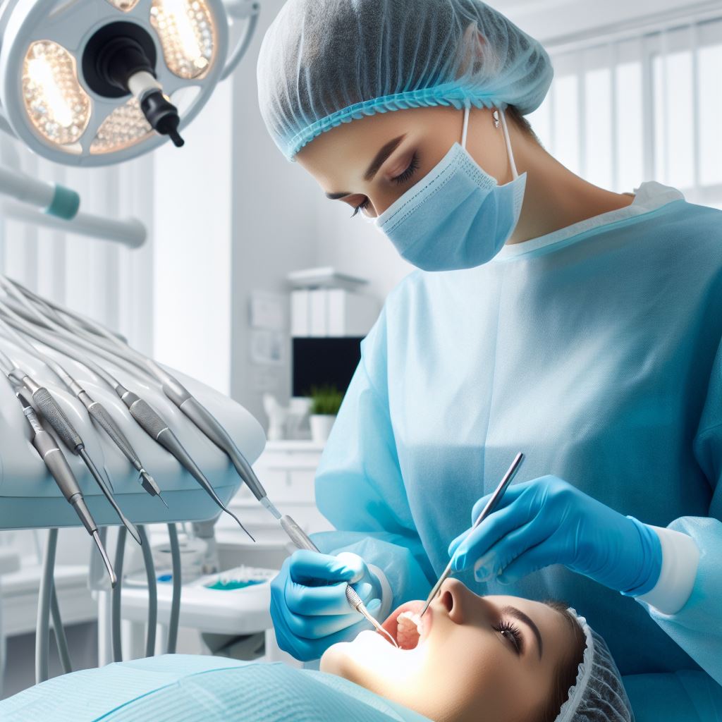 구강외과 전문의 진료모습