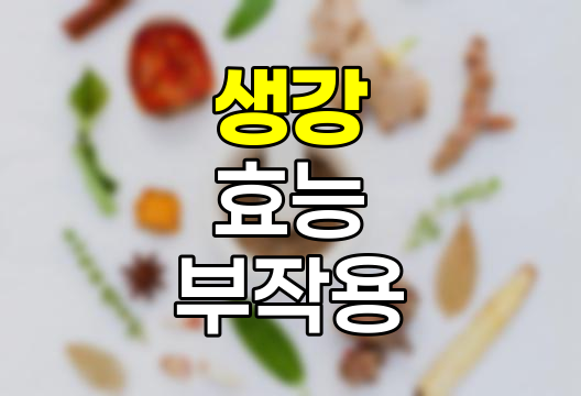 생강 효능 및 부작용 상세 분석, 구취 제거, 위염, 식도염에 효과적인 진제놀 관련 정보
