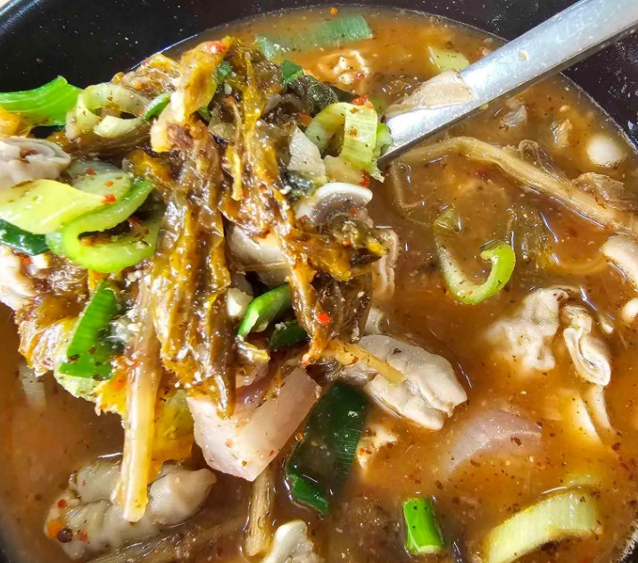 6시내고향 충주자유시장 시래기순대국밥