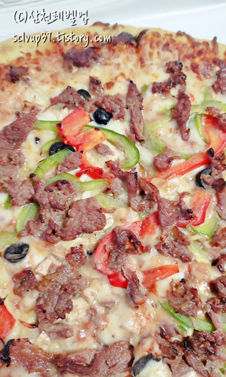 코스트코 불고기 피자 한 조각