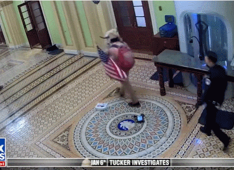 [충격] 1.6 감춰진 진실...뿔 달린 모자는 왜 4년형을 받았나 VIDEO: Chansley got 4 years in prison for a non-violent, police-escorted tour!?(Musk)