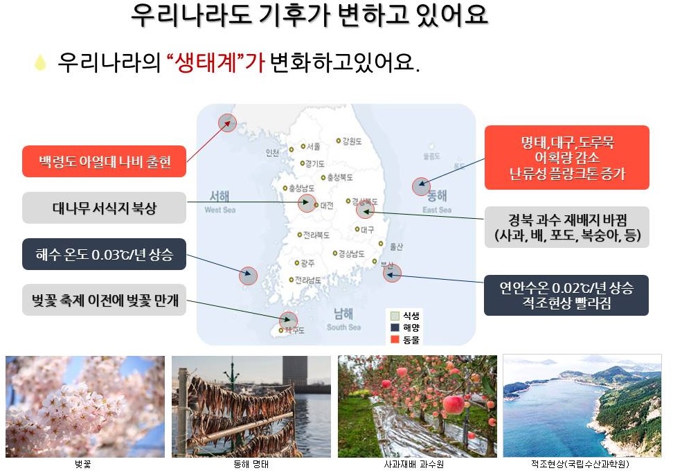 우리나라 기후 변화(기상청)