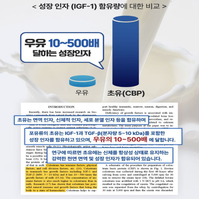 키즈랩스 밀키즈 초유단백질 후기 효능 부작용 복용법