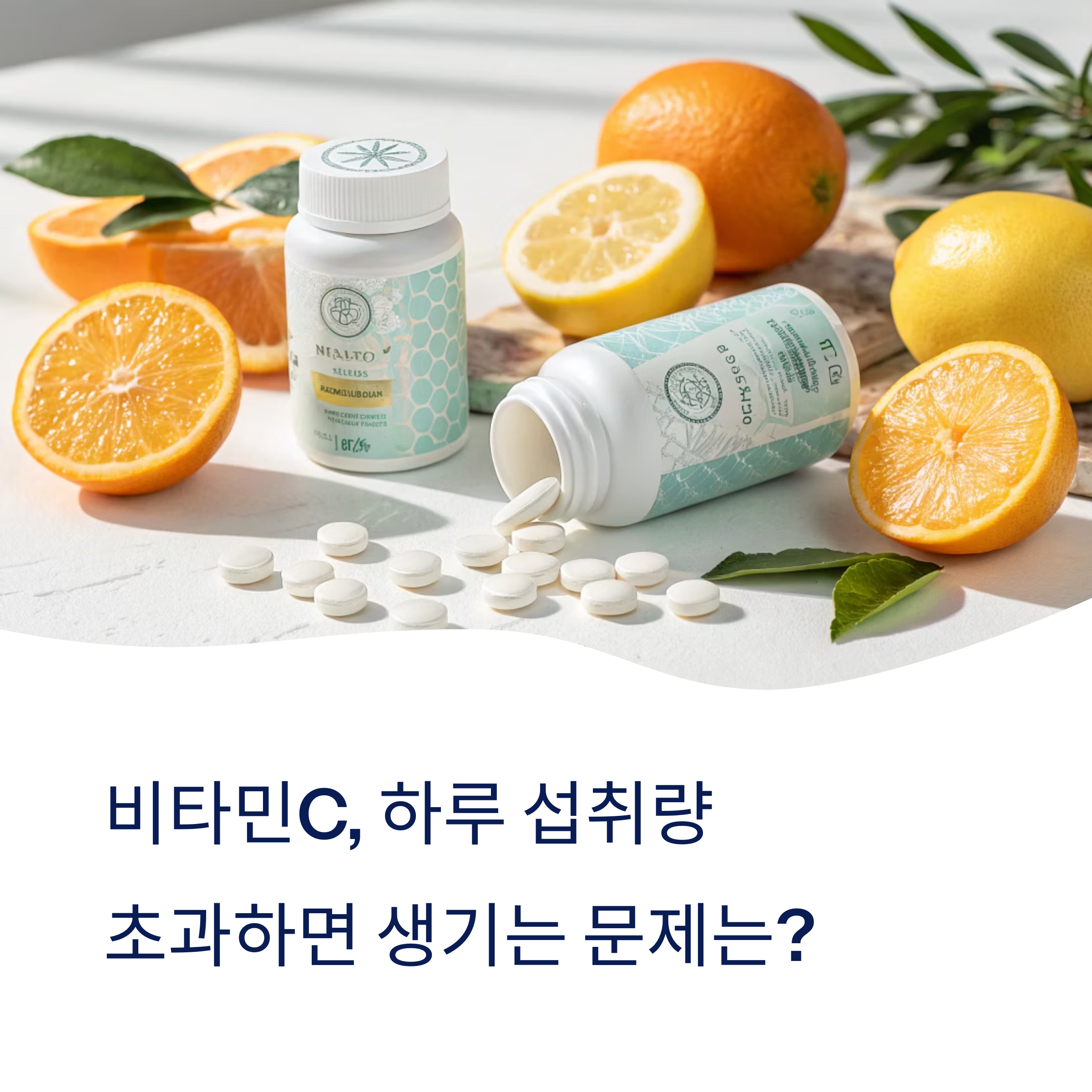 비타민 C 하루 섭취량 초과하면 생기는 문제