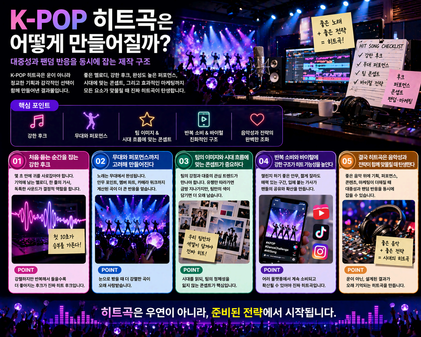 K-POP 히트곡은 어떻게 만들어질까 대중성과 팬덤 반응을 동시에 잡는 제작 구조