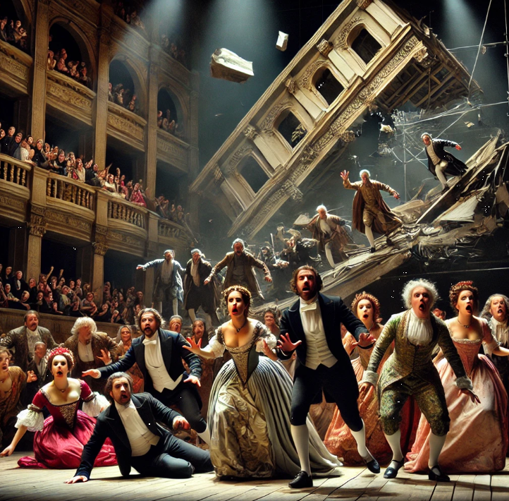 오페라 무대 리스크 관련 그림