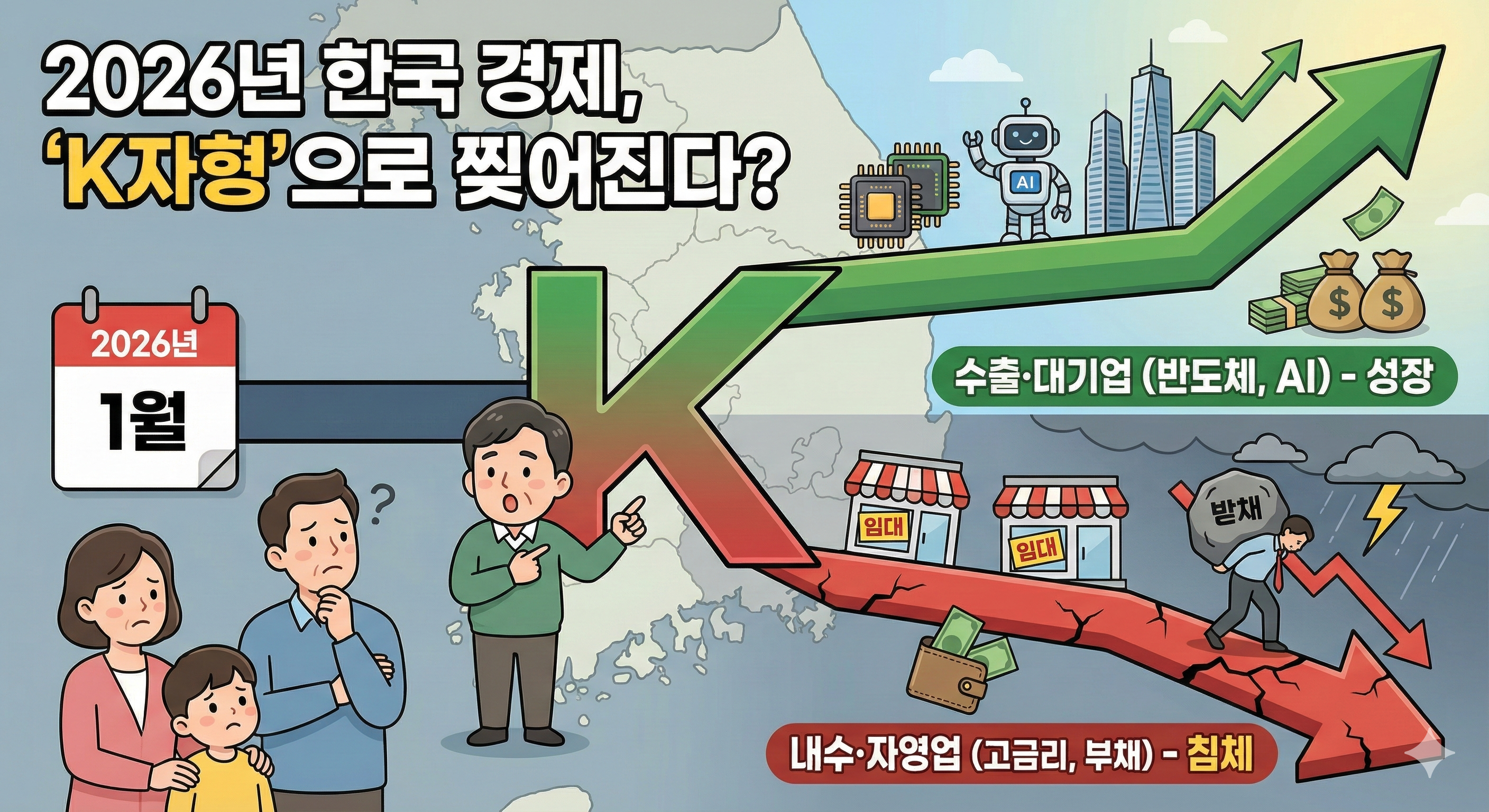 2026K자형경제한국영향