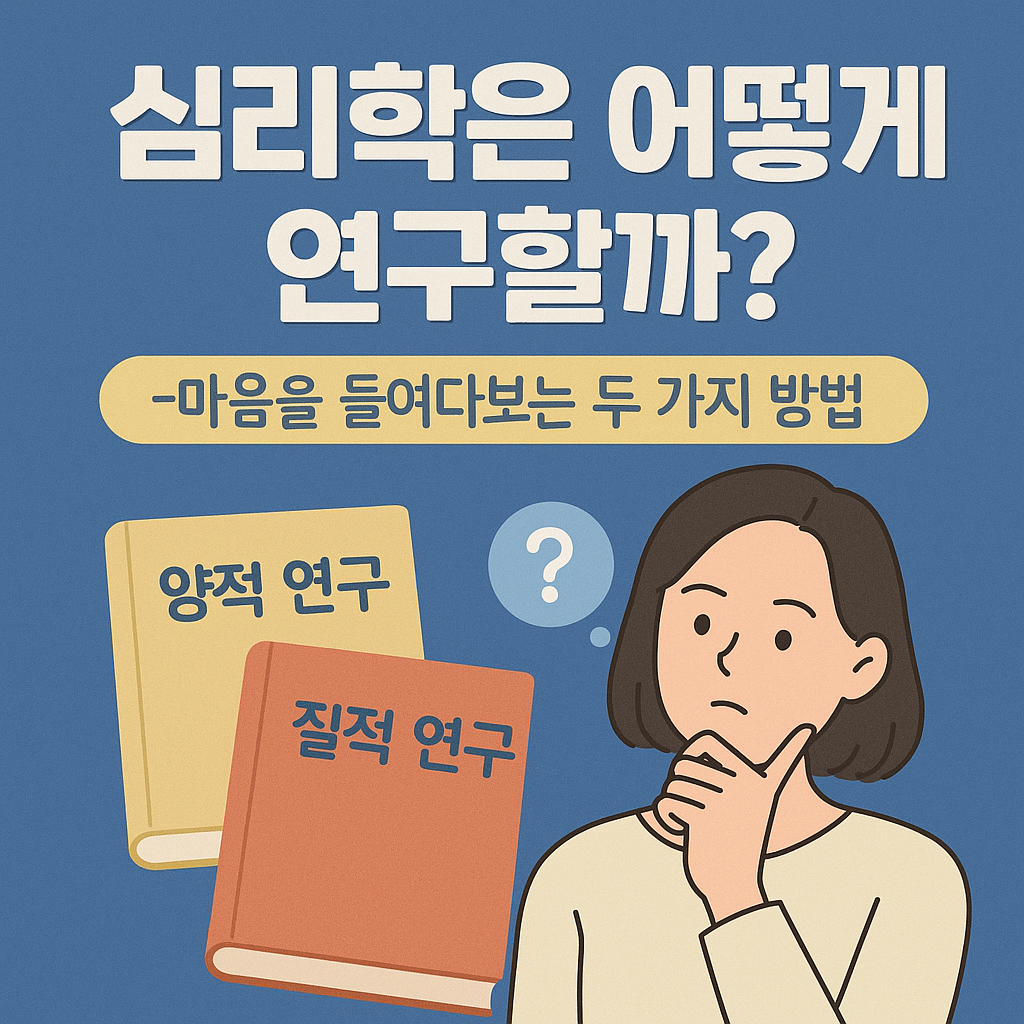 심리학 연구 방법 완전 정복: 실험 vs 설문 비교