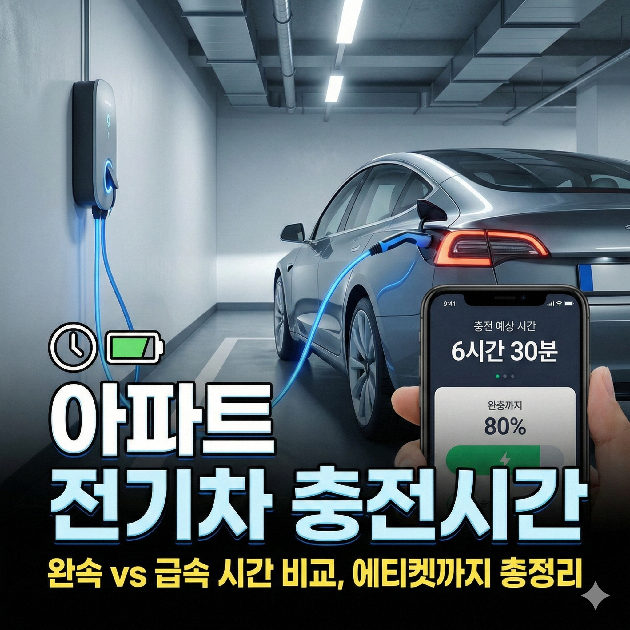 아파트 전기차 충전시간 완벽 가이드: 효율적인 충전 전략과 에티켓