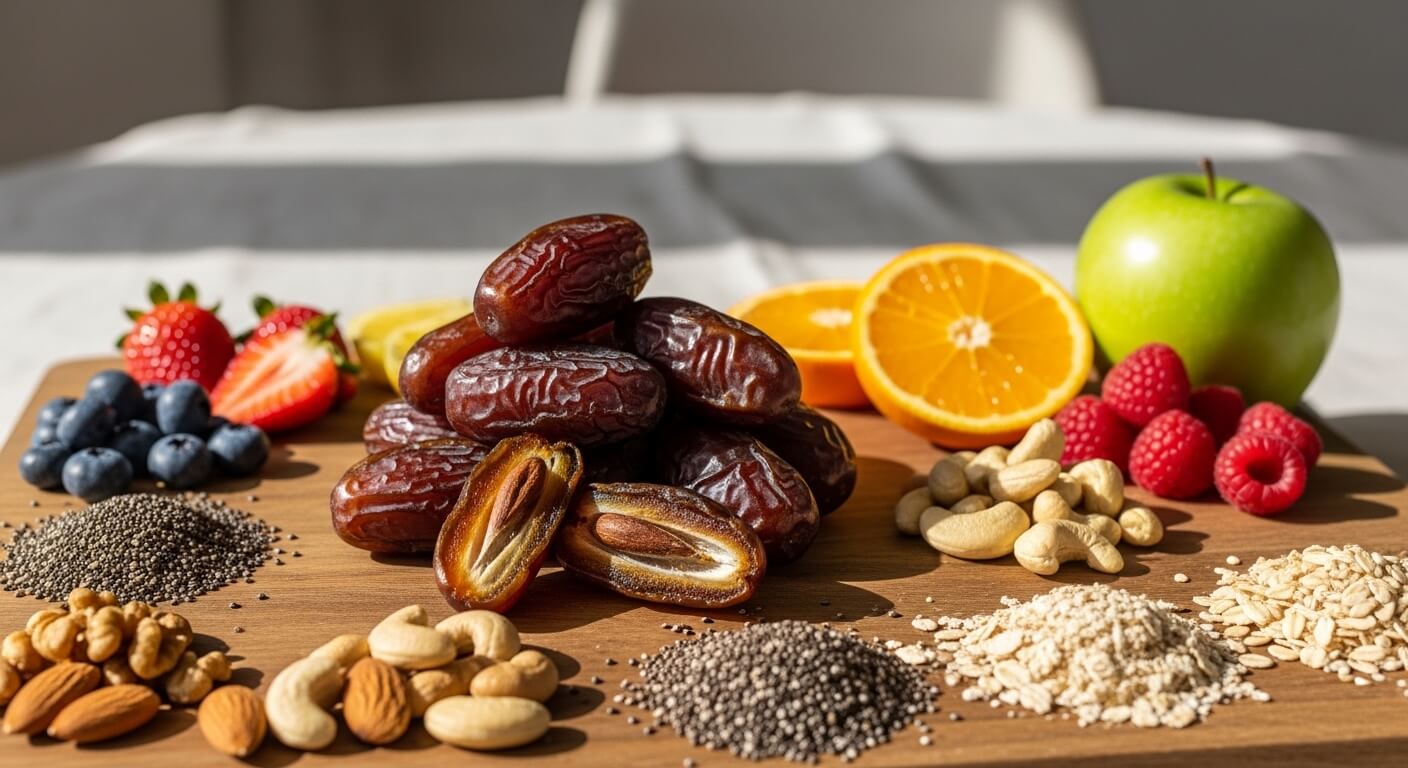 채식주의자를 위한 대추야자 식단 활용