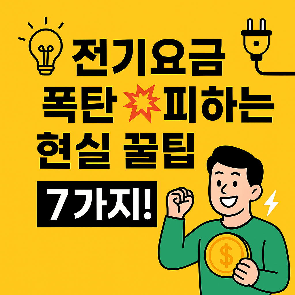 전기요금 피하는 꿀팁7가지