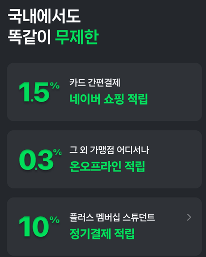 네이버페이 머니카드, 신용카드일까? 체크카드?