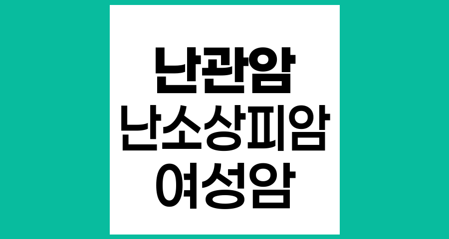 난관암이란 무엇인가요? 난소상피암과의 관계 및 진단과 치료