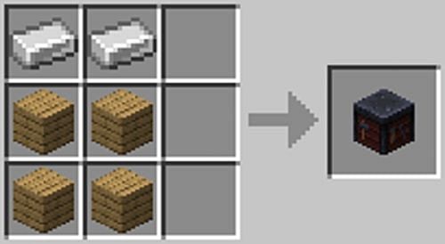 마인크래프트 대장장이 작업대 조합법 및 사용법