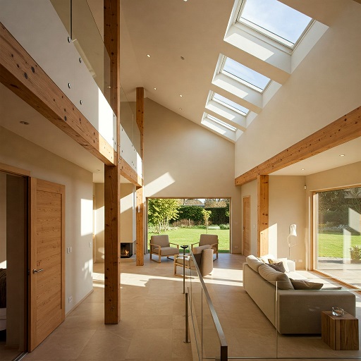 자연광 활용 집 모습