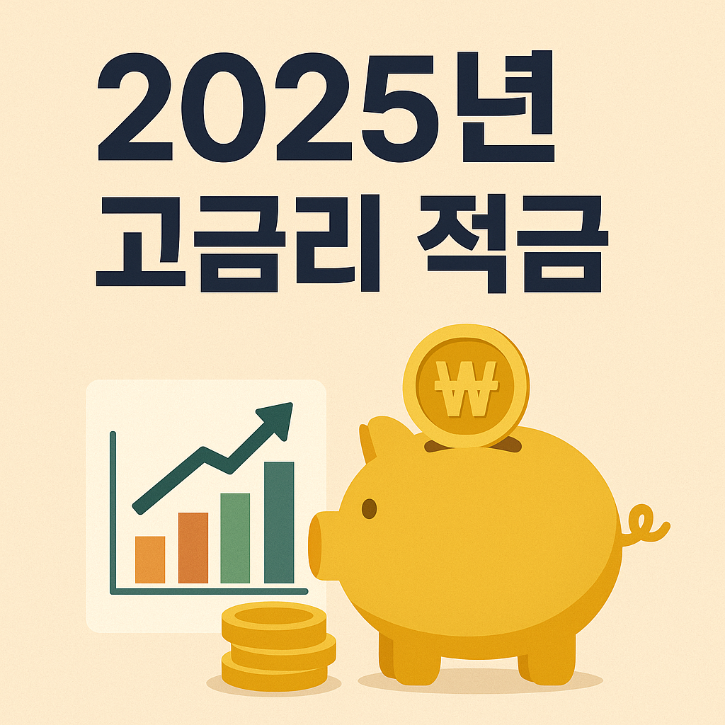 2025 고금리 적금 TOP 5 비교