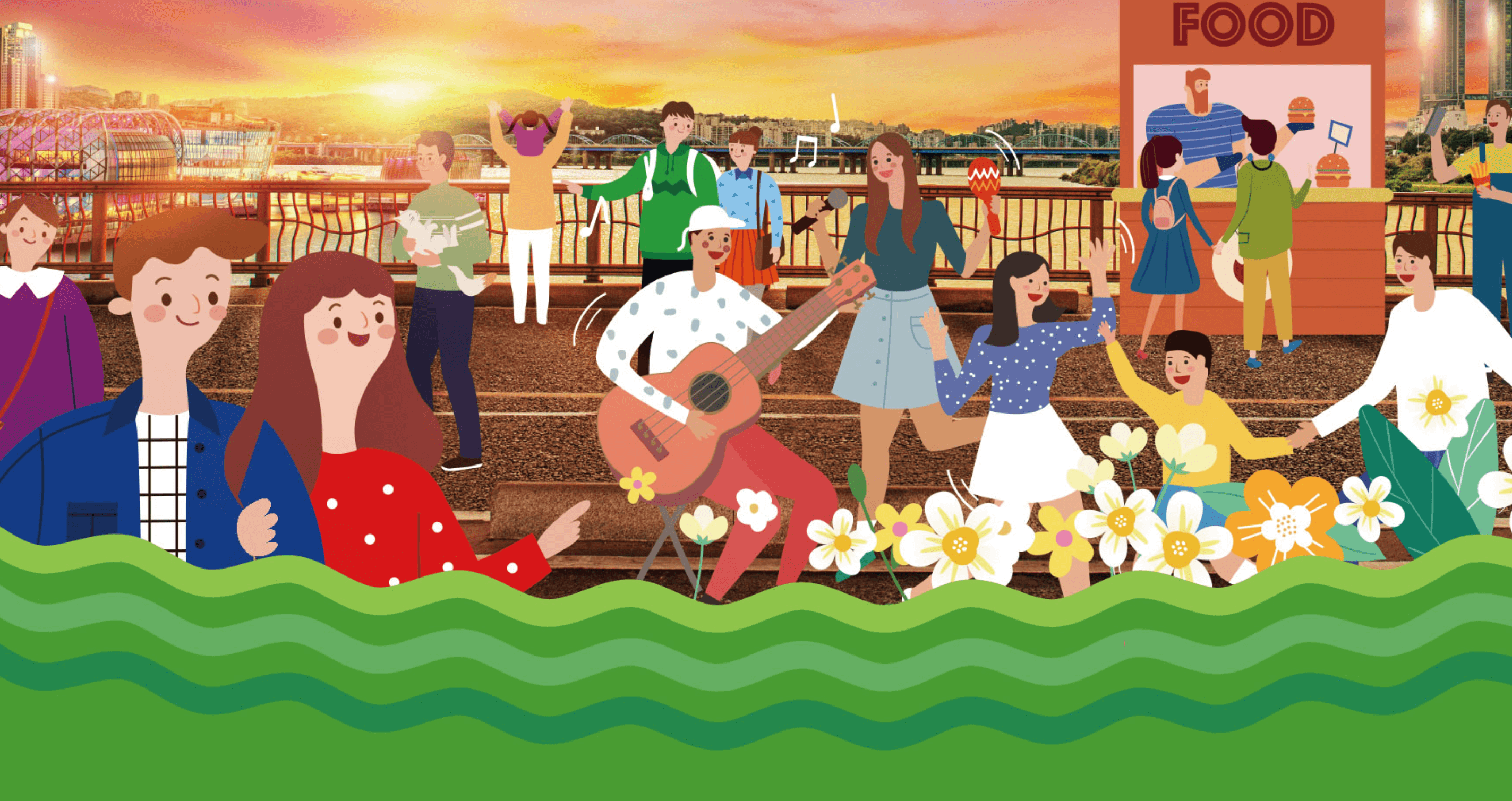 잠수교뚜벅뚜벅축제 한강위 먹거리 공연 일정 썸네일