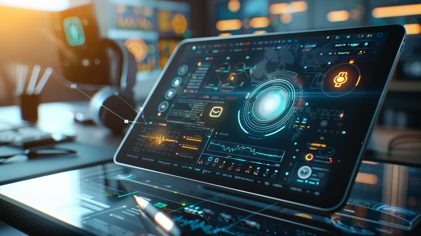 챗봇 인터페이스와 음성 입력 아이콘이 함께 표시된 그래픽