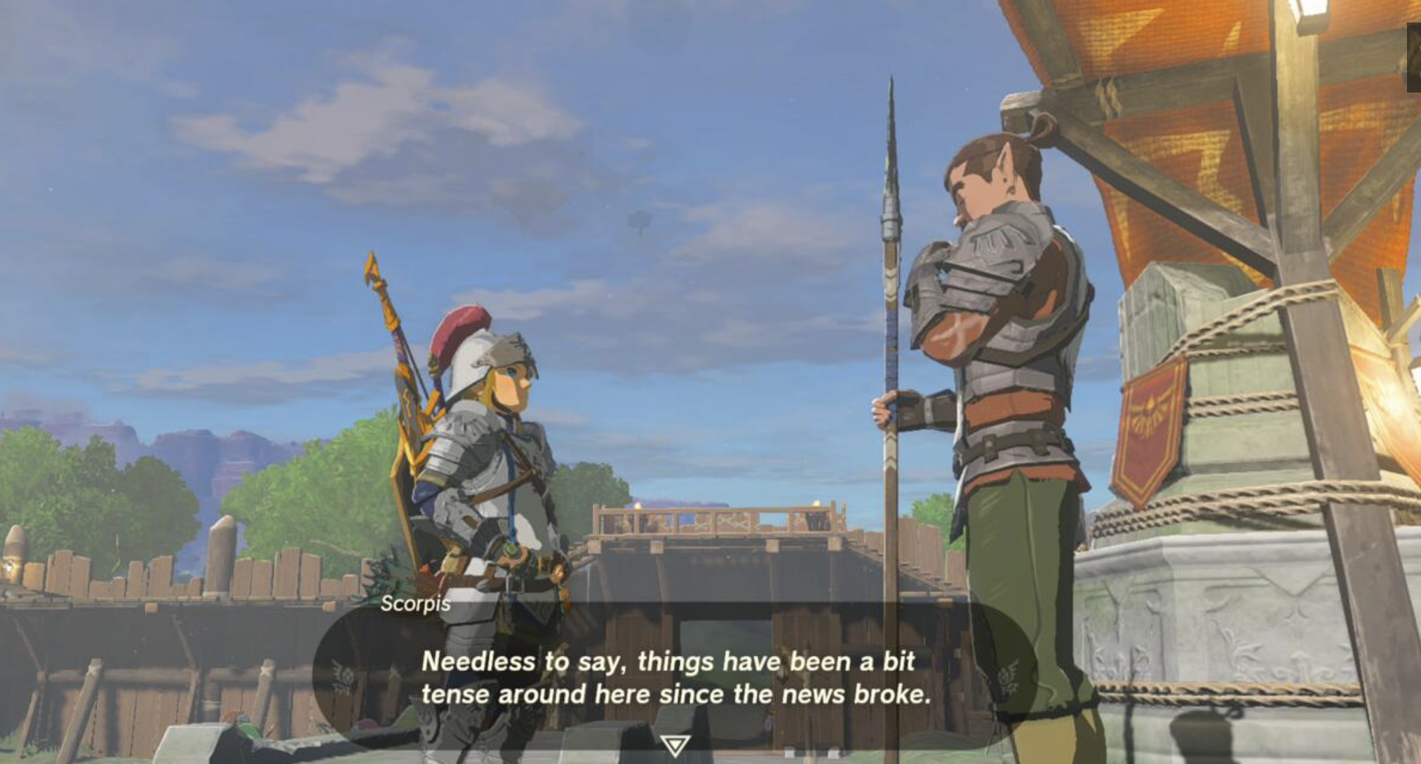 젤다의 전설 등장인물간의 대화