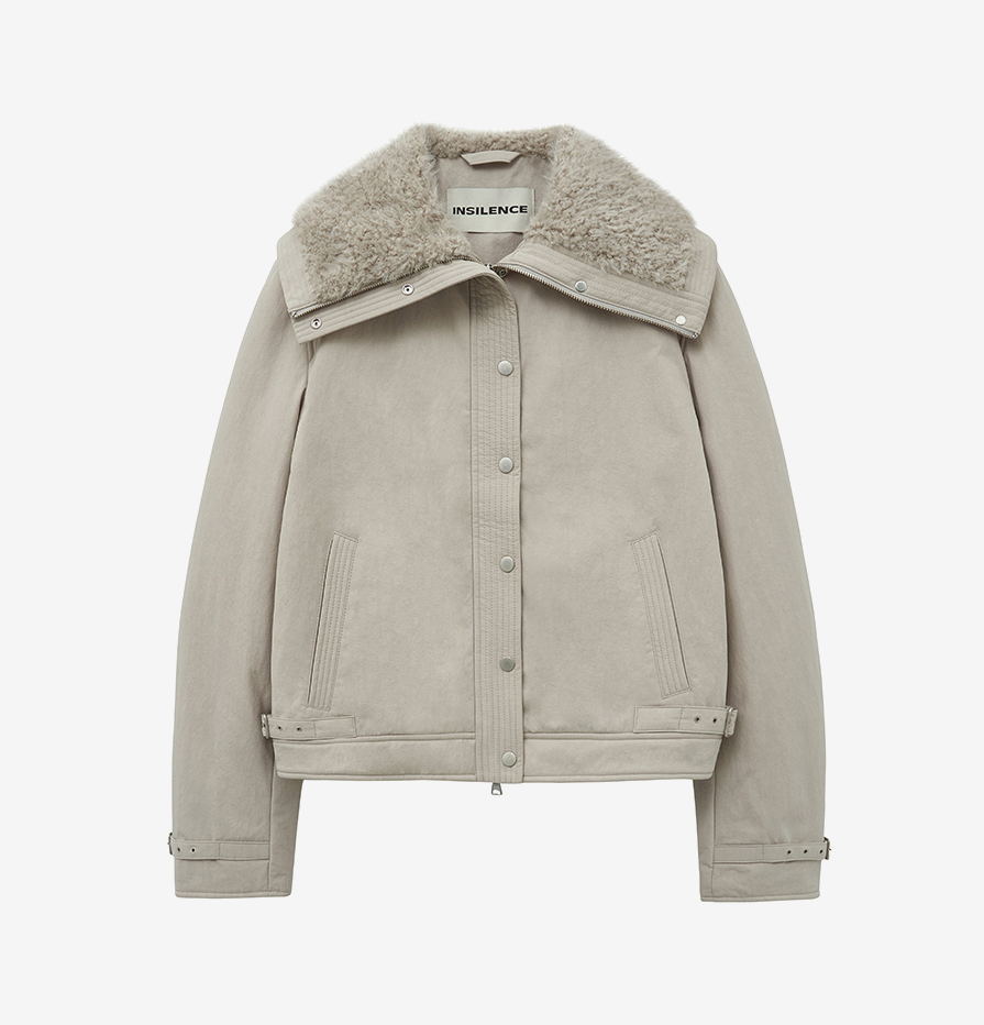 KBS1 마리와 별난 아빠들 45회-46회 박은혜(주시라 역) 베이지 퍼카라 점퍼 자켓