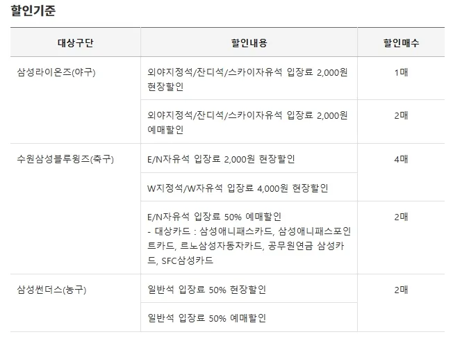 스포츠-할인-내용