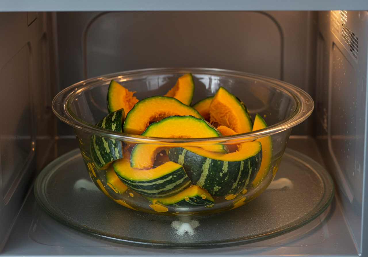 조리기구별 단호박 찌는 여러 방법