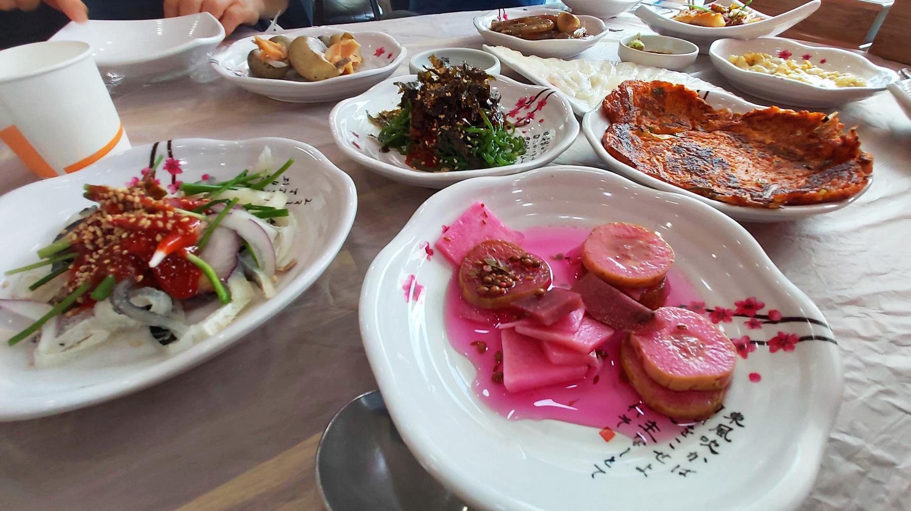 영덕 대게천국 상차림