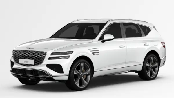 제네시스gv80 우유니 화이트 색상