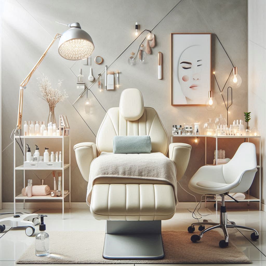 피부,체형관리 샵 배경