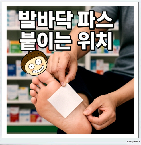 발바닥&nbsp;파스&nbsp;부착&nbsp;:&nbsp;위치,&nbsp;방법,&nbsp;통증완화 바른&nbsp;사용법