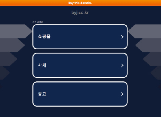 배용준 홈페이지 도메인 관리