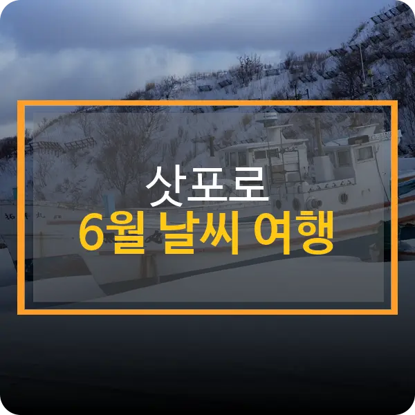 삿포로 6월 날씨