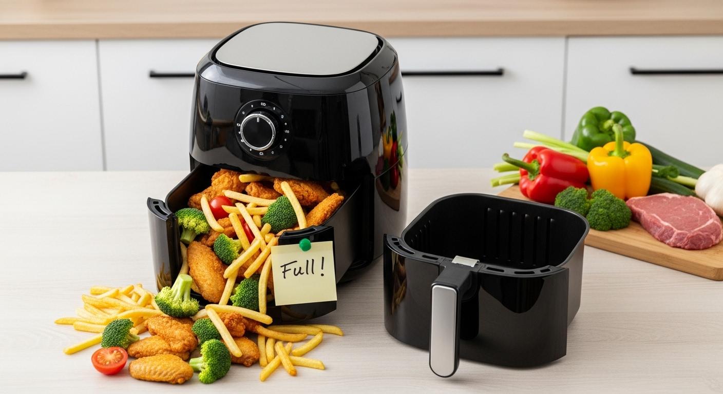 용량 부족 에어프라이어 관리 방법