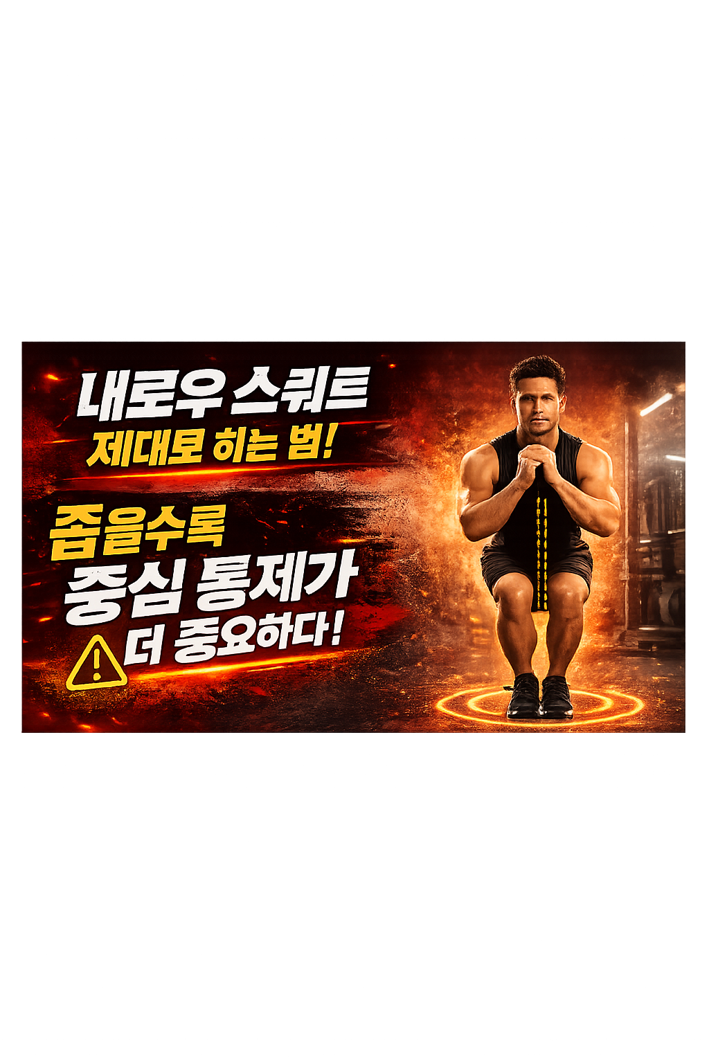 내로우 스쿼트 제대로 하는 기준