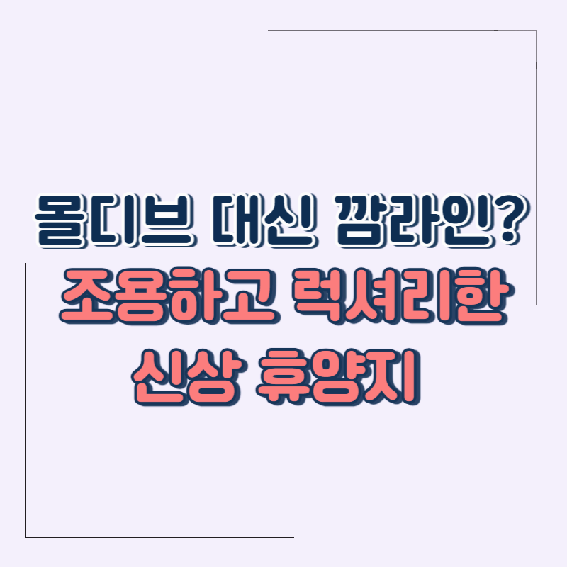 한국인 많은 몰디브 NO! 요즘 뜨는 베트남 깜라인 휴양지 완벽 가이드