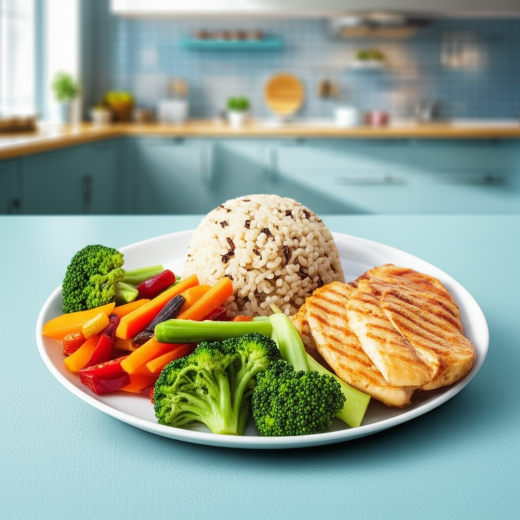 현관에 좋은 식단이 중요해요