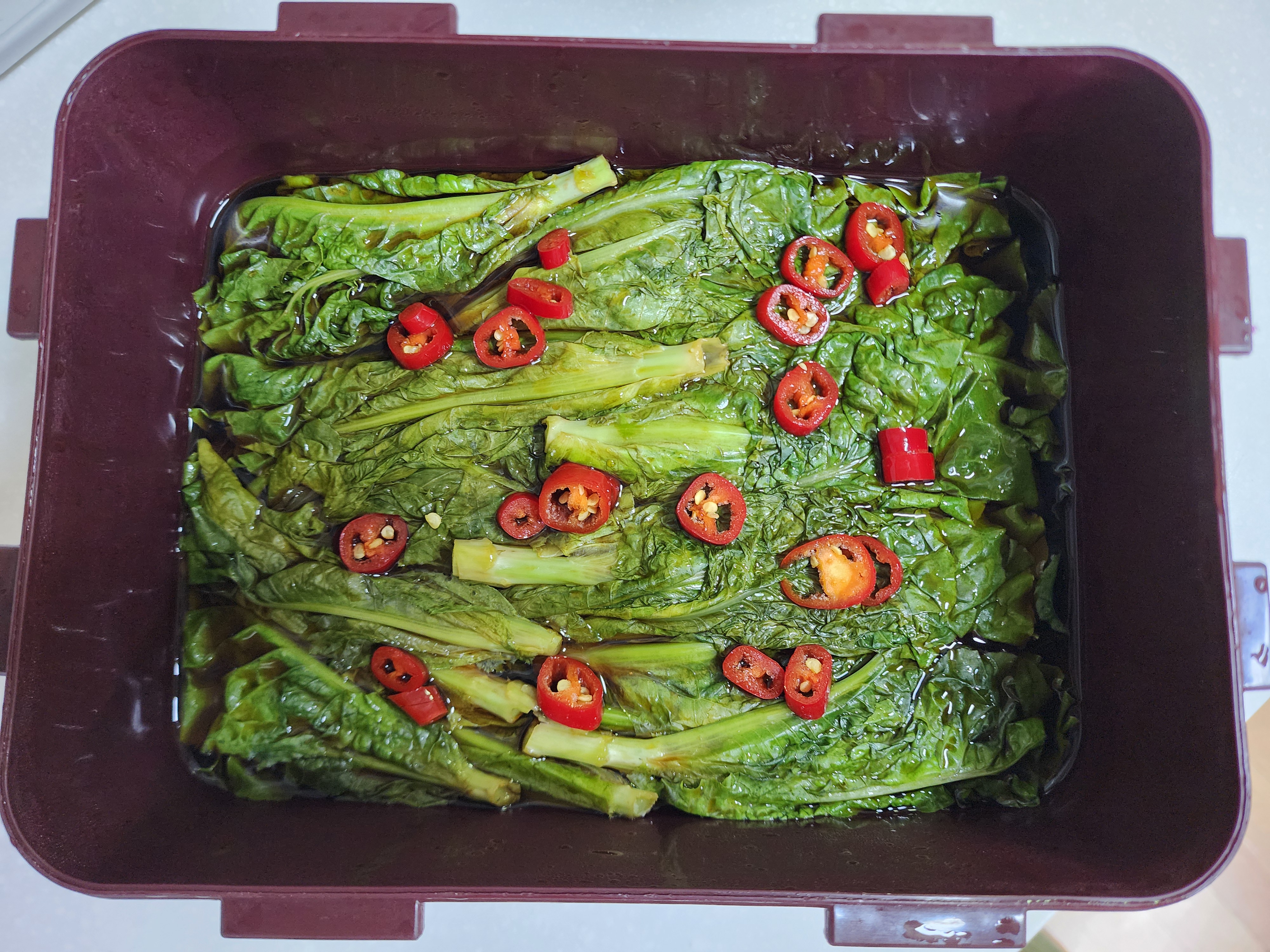 상추장아찌 만드는법&amp;#44; 상추대 장아찌 요리