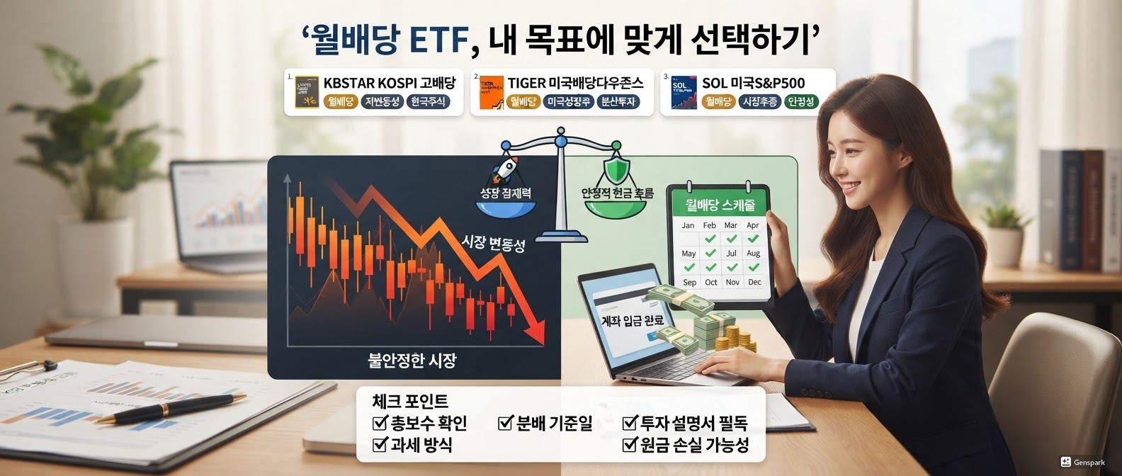 월배당 ETF, 내 목표에 맞게 선택하기