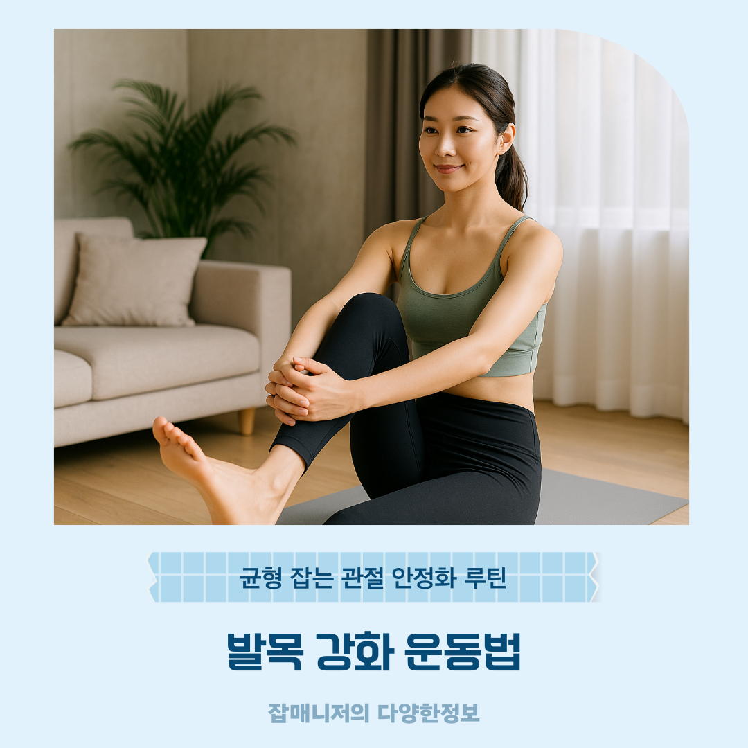 발목 강화 운동법 ❘ 균형 잡는 관절 안정화 루틴