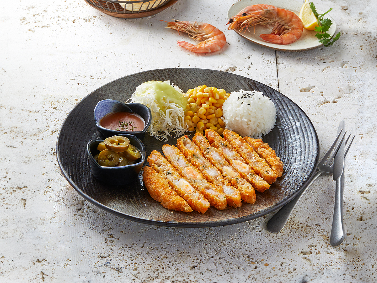 여의도 브라운돈까스 통새우까스