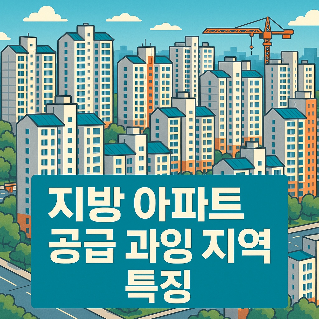 지방 아파트 공급 과잉 지역 특징