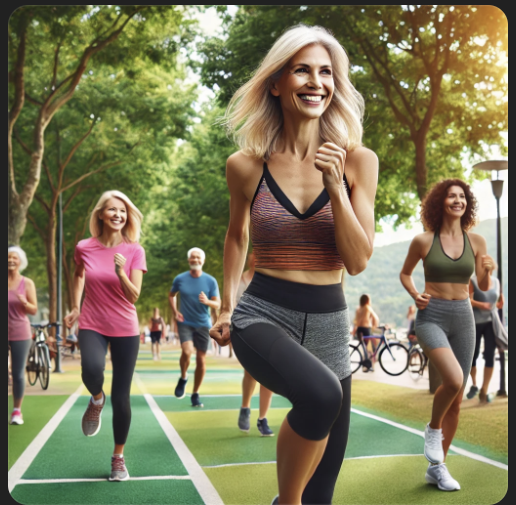 건강한 중년을 위한 규칙적인 운동