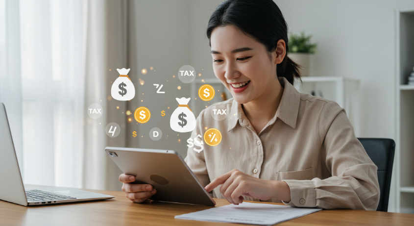 국민펀드 투자 시 받을 수 있는 세제 혜택을 보여주는 이미지